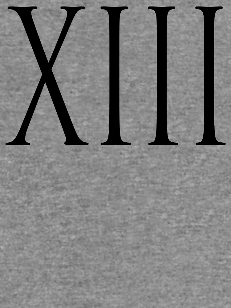 xiii in roman numerals