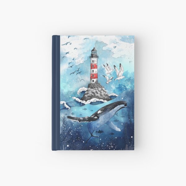 Item preview, the sea, the whale and the lighthouse designed and sold by marineloup-art.