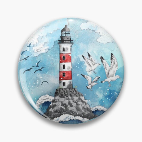 Item preview, the sea, the whale and the lighthouse designed and sold by marineloup-art.