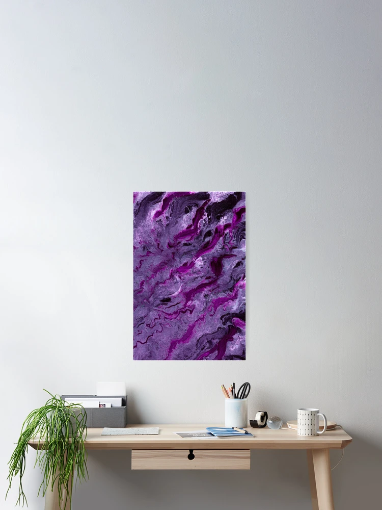 Thumbnail 2 of 3, Poster, Purple Abstract Pattern  designed and sold by MyTribePatterns.