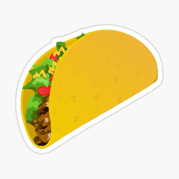 Taco Emoji Sticker