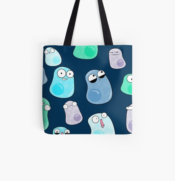 Multicellular Mosaic All Over Print Tote Bag