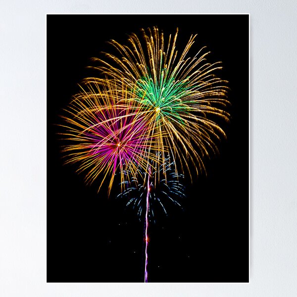 Fireworks - 4th of July Poster