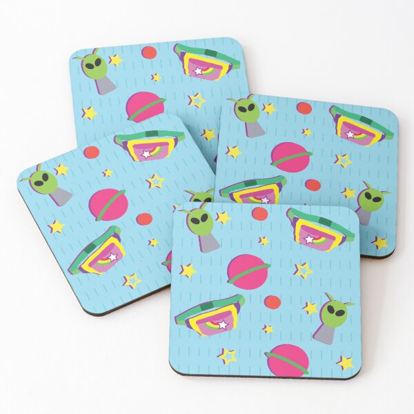 Item preview, Alien Planet Fanny Pack Retro Eighties Pattern designed and sold by Michelle Sarah.