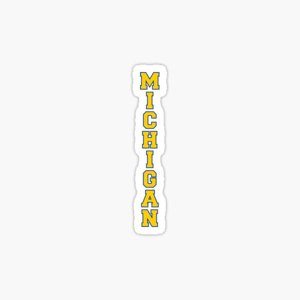 UMich Michigan Varsity Vertical Sticker
