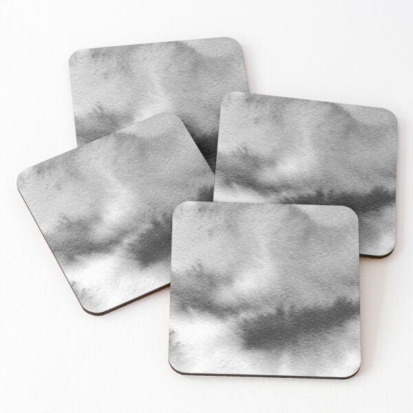 Item preview, Black and white, grey watercolour pattern designed and sold by Lia Midstream.