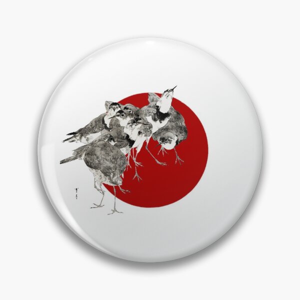 Item preview, Japanese Flag - Little Ringed Plover designed and sold by weavernap.