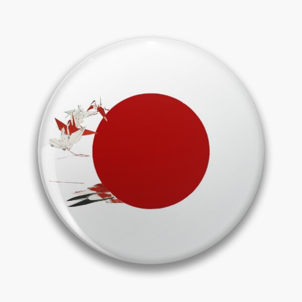 Item preview, Japanese Flag - Origami Cranes designed and sold by weavernap.