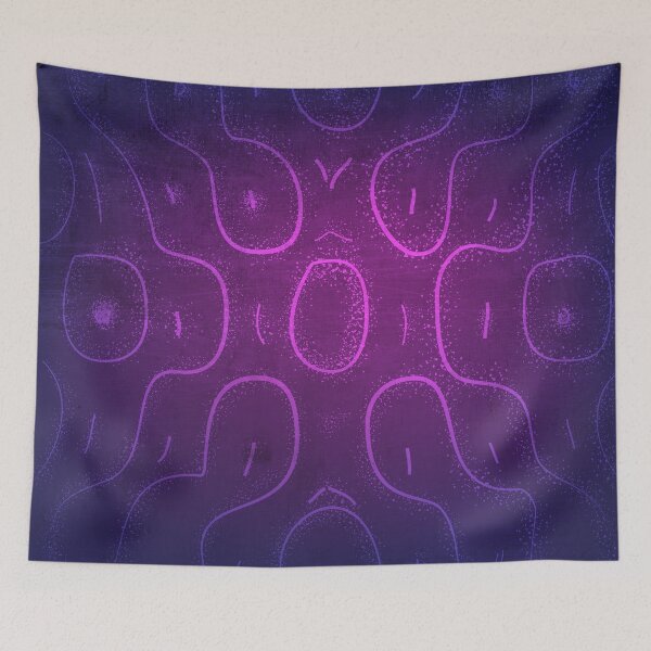 Item preview, Chladni Pattern - Purple by Spencer Gee designed and sold by UCO School of Design.