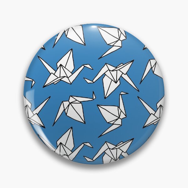 Item preview, Origami Cranes || Paper Folding || Black and White || Birds designed and sold by Hilary Leslie.