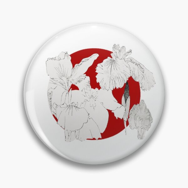 Item preview, Japanese Flag - Iris designed and sold by weavernap.