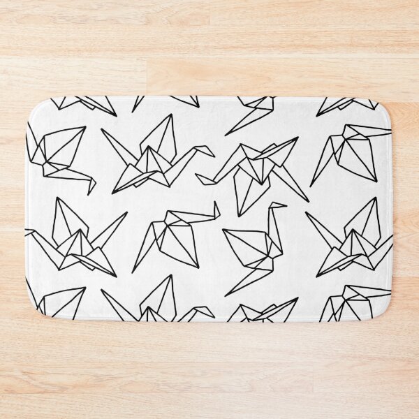 Item preview, Origami Cranes || Paper Folding || Black and White || Birds designed and sold by Hilary Leslie.