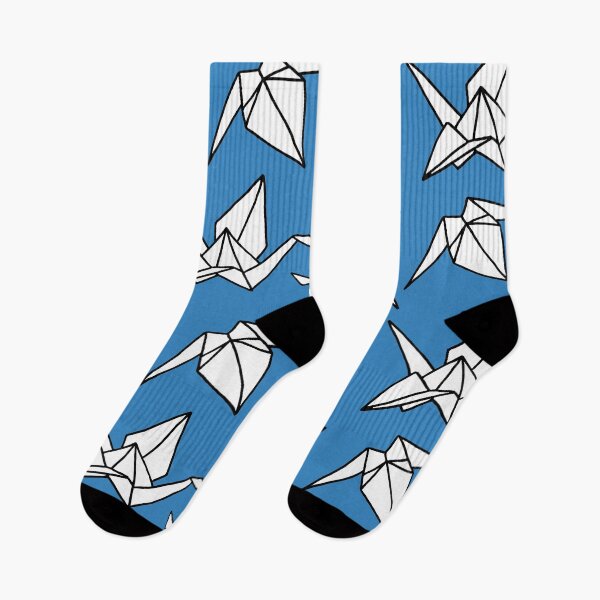 Item preview, Origami Cranes || Paper Folding || Black and White || Birds designed and sold by Hilary Leslie.