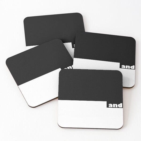 Item preview, BLACK AND WHITE TWO TONE SOLID COLORS WITH TYPOGRAPHY  designed and sold by ozcushions.