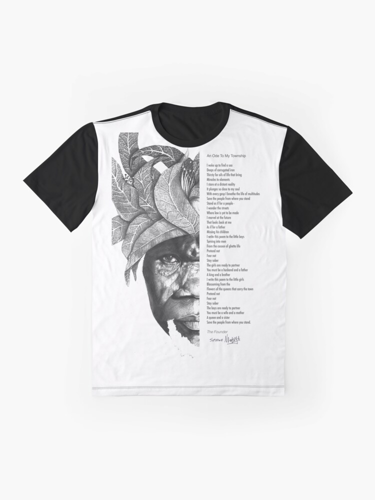 Thumbnail 4 of 5, Graphic T-Shirt, An Ode To My Township designed and sold by Maboneng.