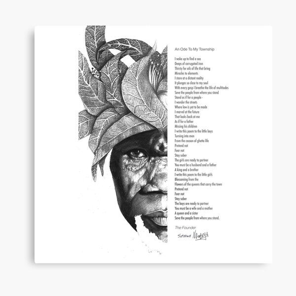 An Ode To My Township Metal Print