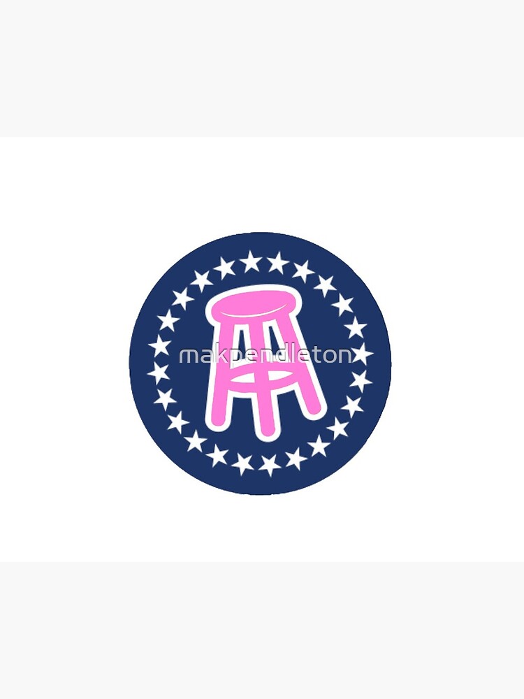 Pink Barstool Logo Greeting Card By Makpendleton Redbubble
