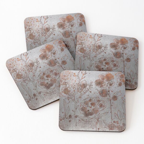 Item preview, Rust flowers by Vart designed and sold by vartstudio.
