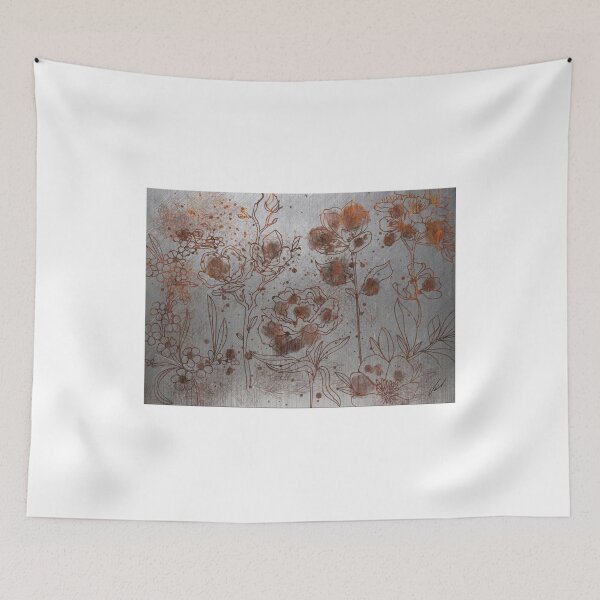 Item preview, Rust flowers by Vart designed and sold by vartstudio.