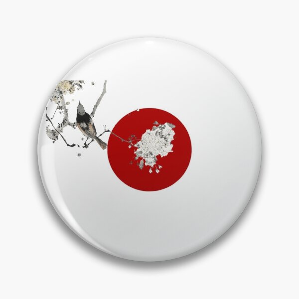 Item preview, Japanese Flag - Perched Swallow designed and sold by weavernap.