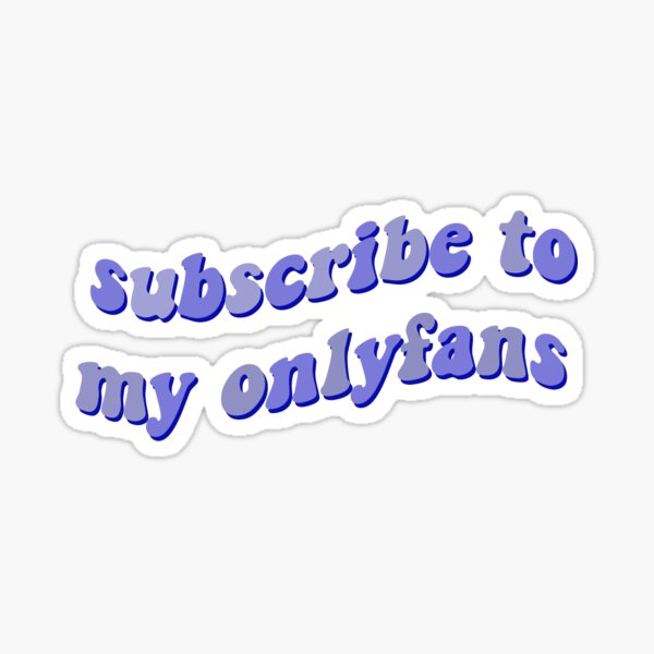 Fans sticker only OnlyFans PNG