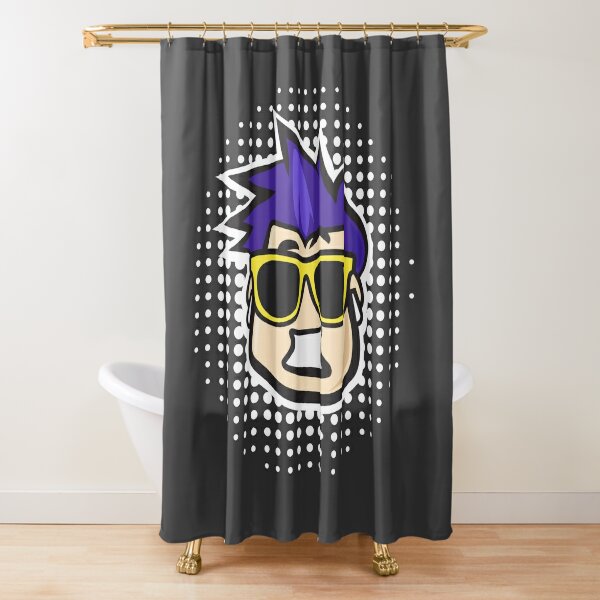 Roblox For Boy Shower Curtains Redbubble - laundry quote roblox