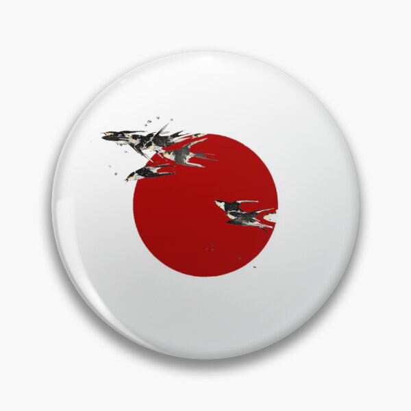 Item preview, Japanese Flag - Swallows designed and sold by weavernap.
