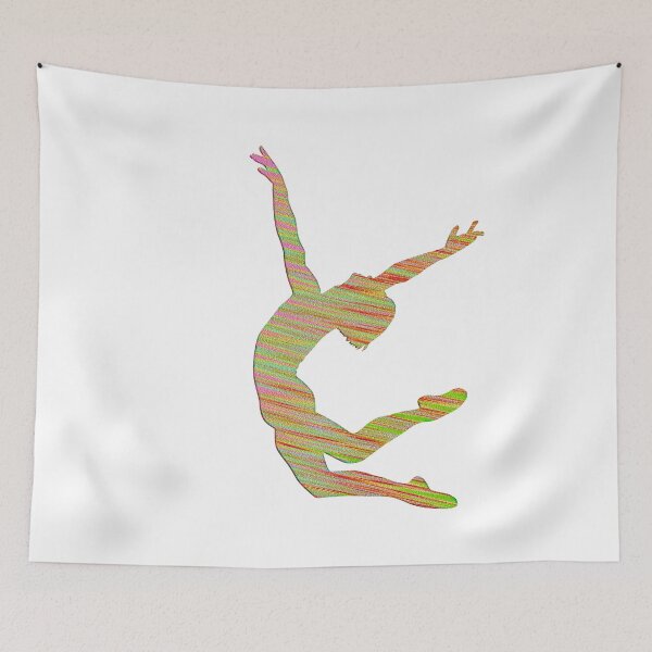 Item preview, Abstract Colorful Ballerino designed and sold by Julia2Julia.