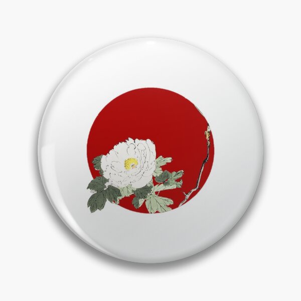 Item preview, Japanese Flag - White blossomed flower designed and sold by weavernap.