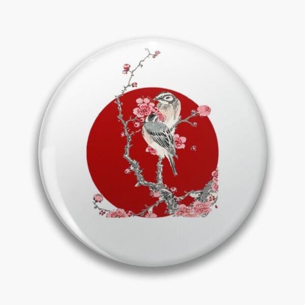 Item preview, Japanese Flag - Pine Bunting and Plum Tree  designed and sold by weavernap.