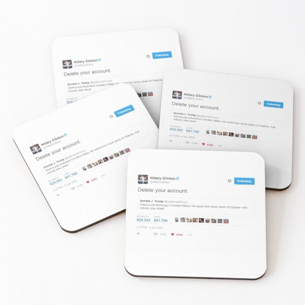 Item preview, Hillary Clinton Famous Tweet designed and sold by goldendaisies.