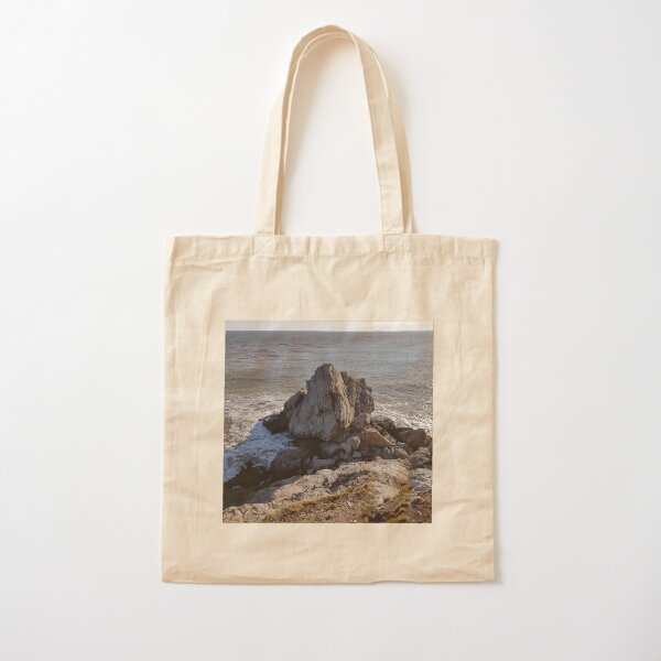 Cape Spencer Rock, New Brunswick Cotton Tote Bag