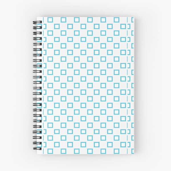 Item preview, Cheerful Light Blue White Square Pattern designed and sold by majeed10.