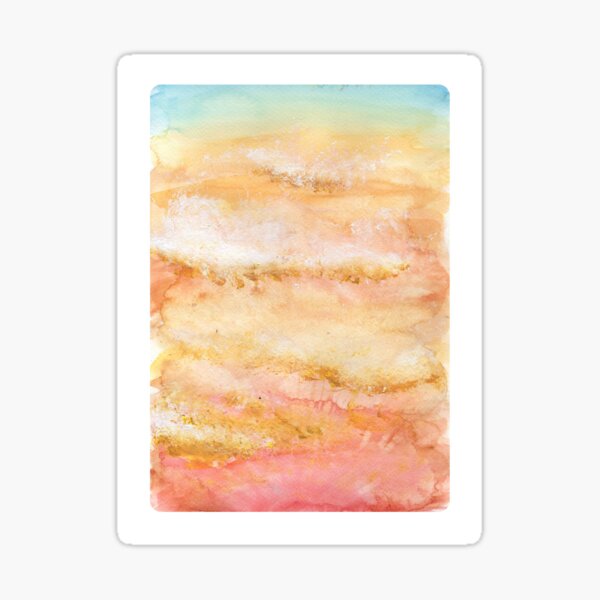 Coucher de soleil d'été Sticker