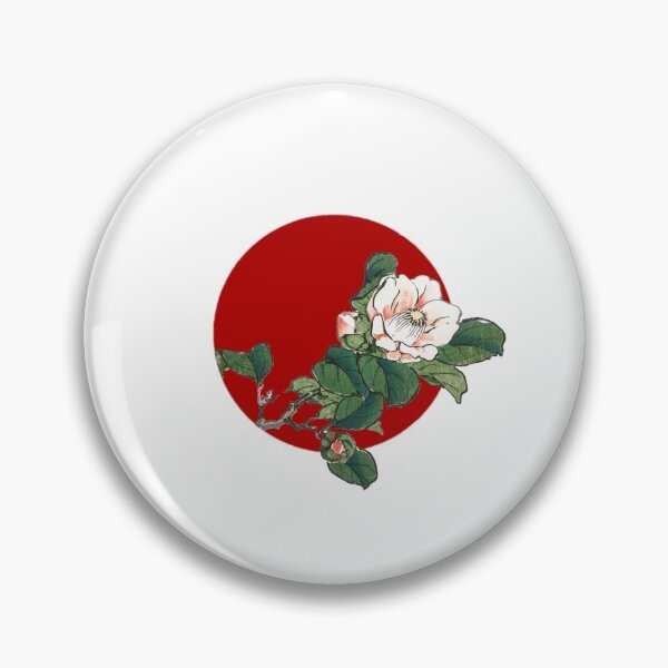 Item preview, Japanese Flag - Camelia designed and sold by weavernap.