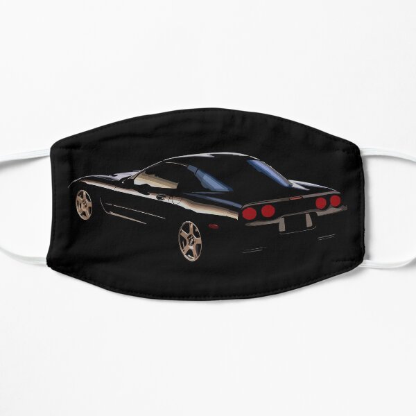 Corvette noire C5 Masque sans plis