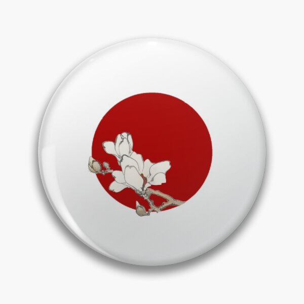 Item preview, Japanese Flag - Magnolia designed and sold by weavernap.