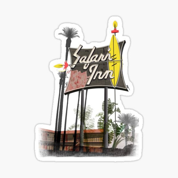 Safari Inn Hotel Sticker