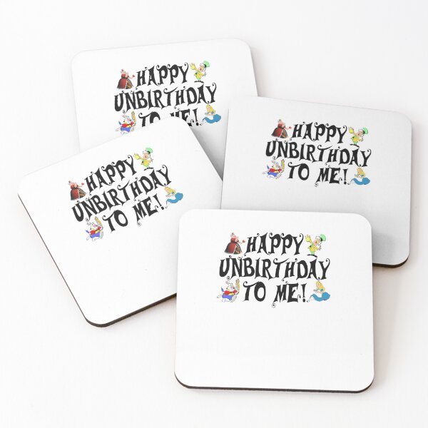 Item preview, Alice Happy Unbirthday To Me Mad Hatter Quotes Rabbit Tea Party Fans Vintage Literary Gifts designed and sold by TopTeeShop.
