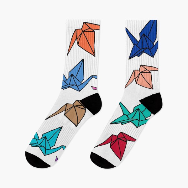 Item preview, Origami Cranes || Colored Pattern || Paper Folding  designed and sold by Hilary Leslie.