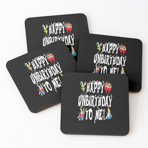 Item preview, Alice Happy Unbirthday To Me Mad Hatter Quotes Rabbit Tea Party Fans Vintage Literary Gifts designed and sold by TopTeeShop.