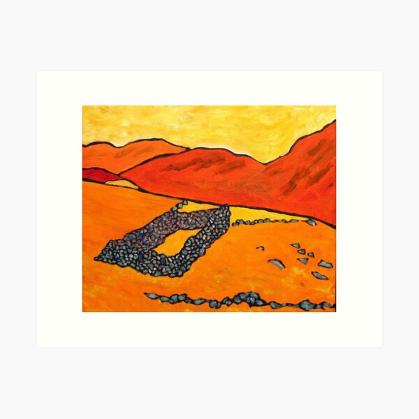Stone Walls, No Sheep 2 Art Print