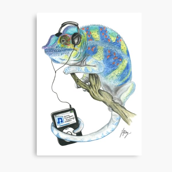 Karma Chameleon Metal Print