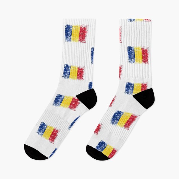 Item preview, Romania Romanian flag flag used look designed and sold by GeogDesigns.