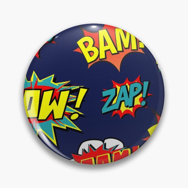 Item preview, Boom, Superhero Pattern! designed and sold by FloCRDL.