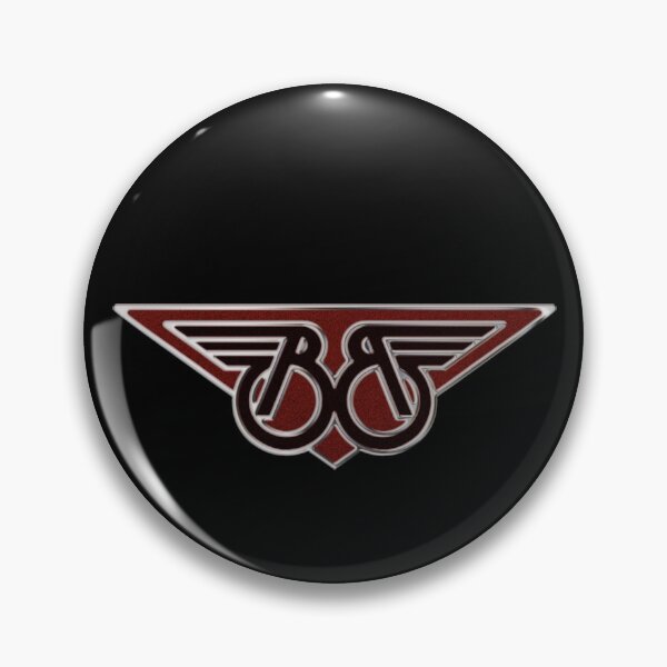 Item preview, Buckaroo Banzai Winged B - Cherry Red with Chrome effect designed and sold by Hedrin.