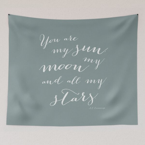 Item preview, You are my Sun, My Moon and All my Stars in Earthy Green designed and sold by Kristen Glanzmann.
