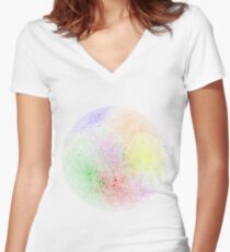 The Graph Of Ideas Women's Fitted V-Neck T-Shirt
