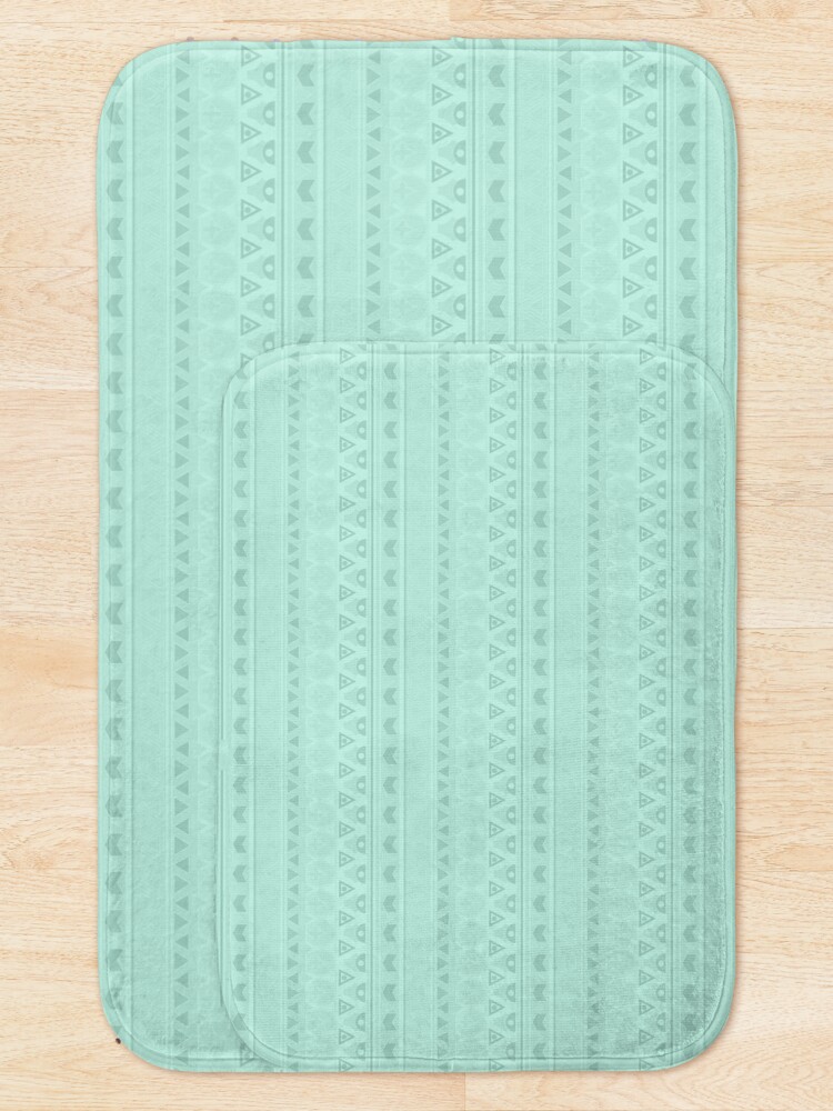 Alternate view of Mint ornament Bath Mat