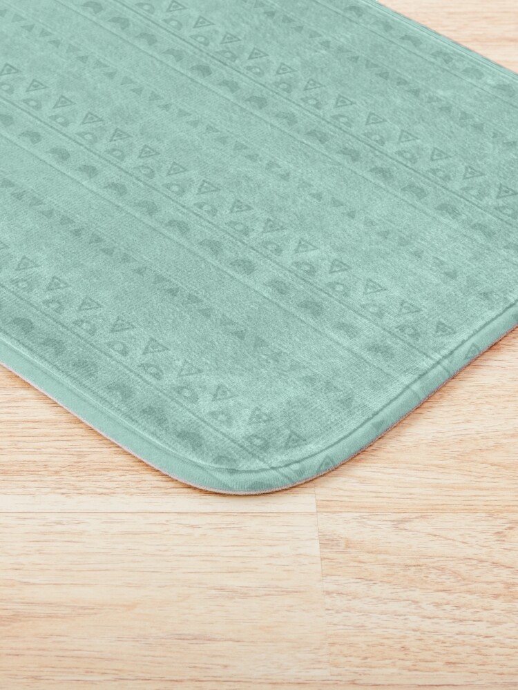 Alternate view of Mint ornament Bath Mat